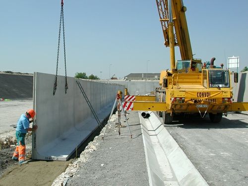 Stahlbeton-Stützmauer - 600 SERIES - Chapsol - modular / Fertigbau