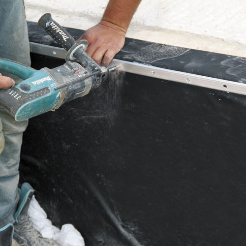 Abdichtungsbahn für Fundament - Flexirub - Sicherheit / Rollen / EPDM