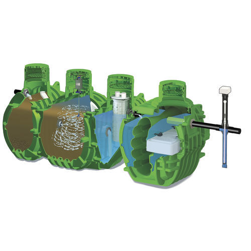 Wasser-Kleinkläranlage - SINGULAIR R3® GREEN - Norweco - Polyethylen / für Kleingemeinde