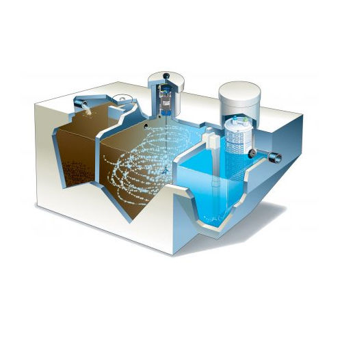Wasser-Kleinkläranlage - SINGULAIR® 960 - Norweco - Fertigbeton / für Kleingemeinde