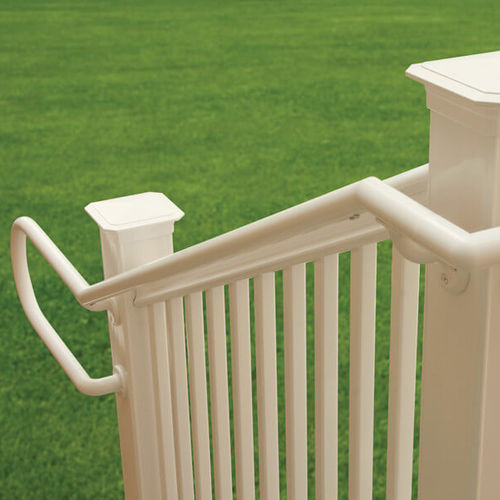 PVC-Geländer - ADA HANDRAIL - AZEK Building Products - mit Stangen / für Außenbereich / für Plattform