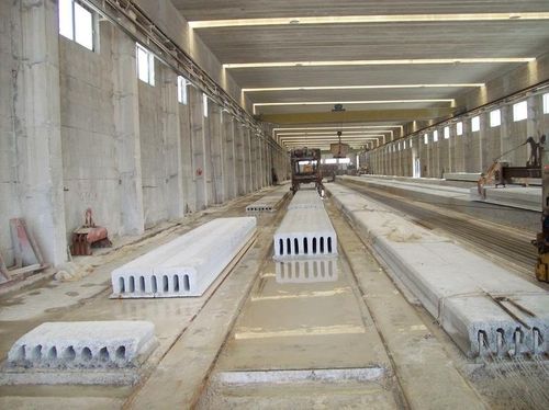 Betonbodenplatte - Ballut Blocks - Spannbeton / mit Wabenstruktur