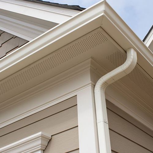 Belüftete Leibung - NICHISOFFIT™ / NICHITRIM™ SMOOTH VENTED - NICHIHA FIBER CEMENT