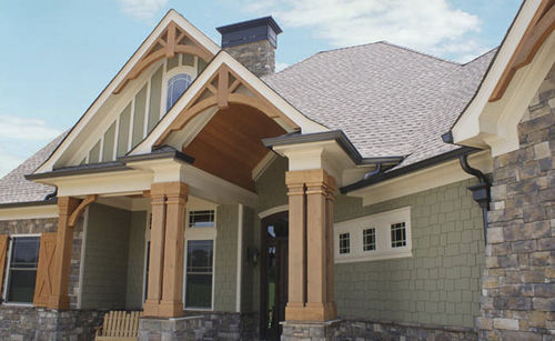 Faserzement-Verblendplatte - NICHISTAGGERED™ - NICHIHA FIBER CEMENT - Steinoptik