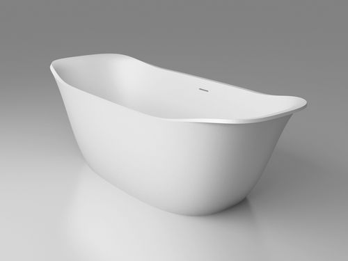 Ovale Badewanne - BETA ESSENTIAL V3 170x74 - HIDROBOX by absara - freistehend / Mineralwerkstoff / Wassermassage