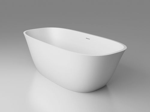 Ovale Badewanne - BETA ESSENTIAL V4 157x74 - HIDROBOX by absara - freistehend / Mineralwerkstoff / Wassermassage