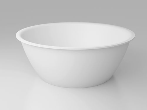 Runde Badewanne - BETA ESSENTIAL V1 D150 - HIDROBOX by absara - freistehend / Mineralwerkstoff / Wassermassage