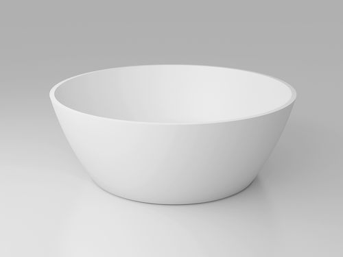 Runde Badewanne - BETA ESSENTIAL V4 D140 - HIDROBOX by absara - freistehend / Mineralwerkstoff / Wassermassage