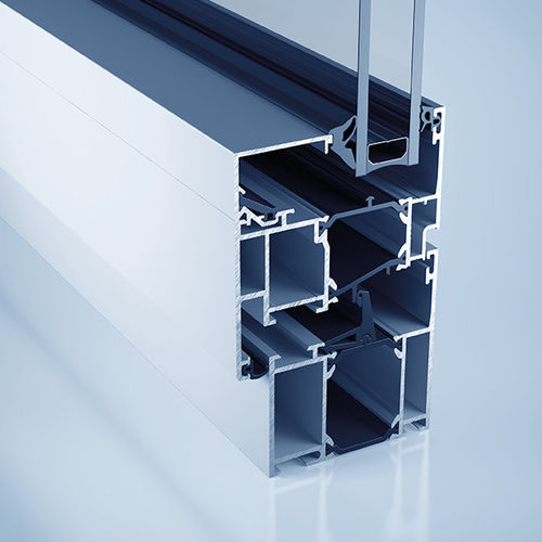 Aluminiumfenster - W 65 - heroal - Flügel / mit Doppelverglasung / grau