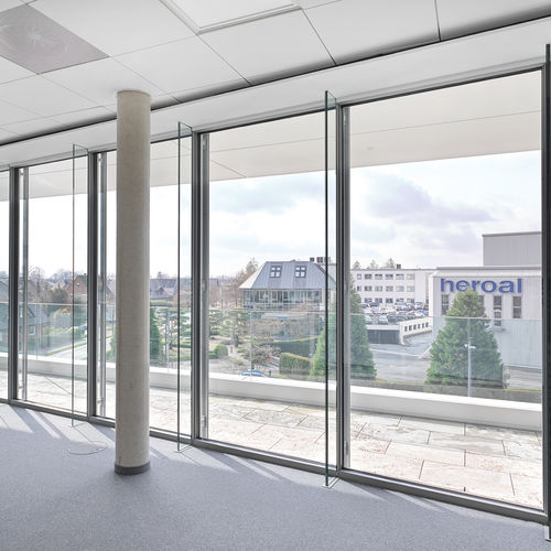 Paneel-Vorhangfassade - C 50 GD - heroal - aus Aluminium und Glas