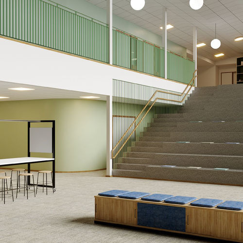 Vinyl-Bodenbelag - DESERT & RIVER  - ECOsurfaces Recycled Rubber Flooring - für den Innenraum / für Büro / für öffentliche Einrichtungen