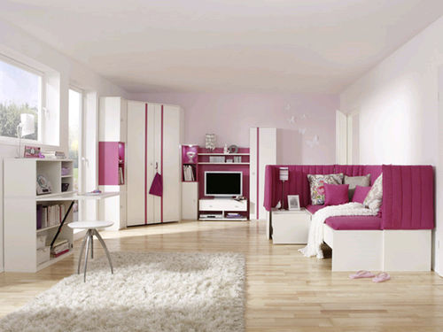 Weißes Kinderzimmer - CUBBY - RÖHR-Bush - für Mädchen
