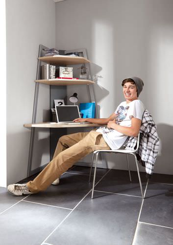 Moderner Schreibtisch - RELAX  - RÖHR-Bush - Holz / für Eckeinbau / für Kinder