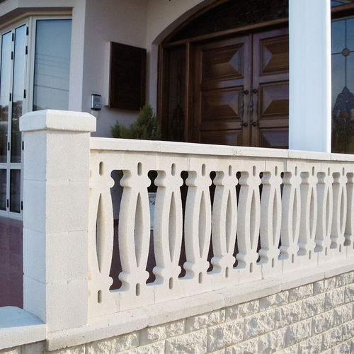 Kunststeinbalustrade - CORAZON - Verniprens - für Außenbereich / für Terrasse / für Balkon