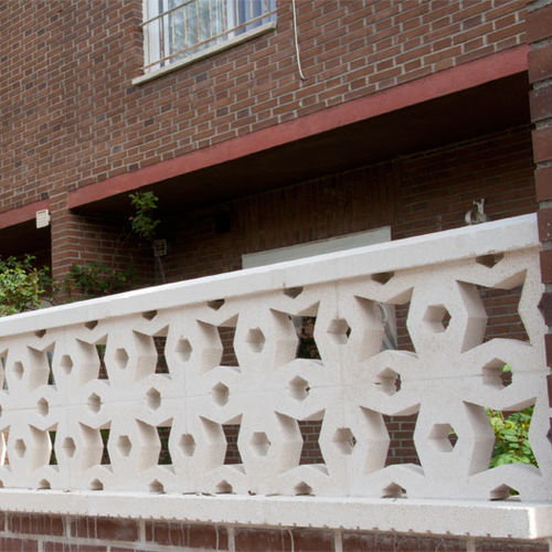 Beton-Balustrade - ESTRELLA - Verniprens - Platten / für Außenbereich / für Balkon