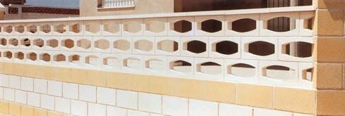 Beton-Balustrade - OVAL - Verniprens - Platten / für Außenbereich / für Balkon