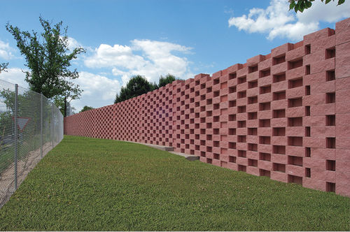 Massiv-Betonstein - ULISES - Verniprens - für Stützmauer