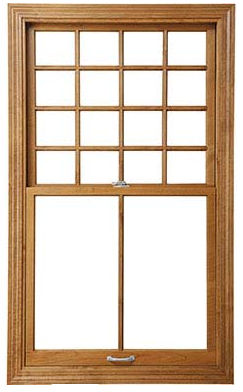 Kiefer-Fenster - ARCHITECT SERIES® DOUBLE-HUNG - PELLA - Mahagoni / Erlenholz / Douglastanne