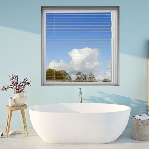 Fenster mit integrierten Jalousien - VARI-LITE - HY-LITE - Aluminium / Glas / Schiebe