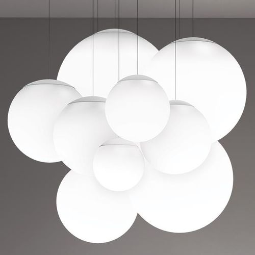 Moderner Kronleuchter - NOVATO - SPI Lighting - Polyester / 9 Glühbirnen / mit Kugeln