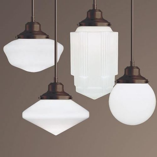 Hängelampe - ASHLAND  - SPI Lighting - Aluminium / Messing / Opal