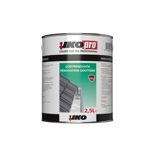 Sicherheits-Flüssigabdichtungssystem - GUTTER RENOVATION - IKO - für Dachrinnen / Harz / Polymer