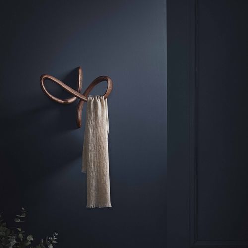 Ring-Handtuchhalter - VÉRTIGO - NOMON - wandmontiert / Nussbaum