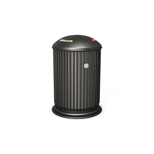 Park-Abfallbehälter - LIBERTY MAXI 293-BIS - DIMCAR s.r.l. - System / Metall / Glasfaser