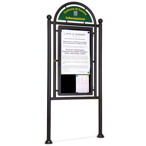 Werbeträger für Straße - ATHENA 276 - DIMCAR s.r.l. - galvanisiertem Stahl / Polycarbonat
