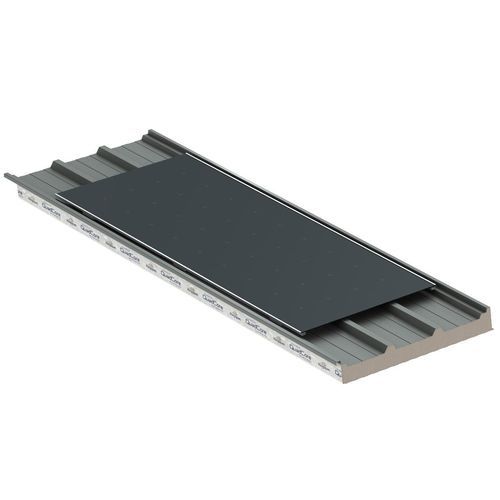 Sandwich-Dämmplatte / für Photovoltaikmodule - QUADCORE POWERPANEL - Kingspan Insulation - mit Aluminiumdeckblech / Isolierkern / hochbeständig