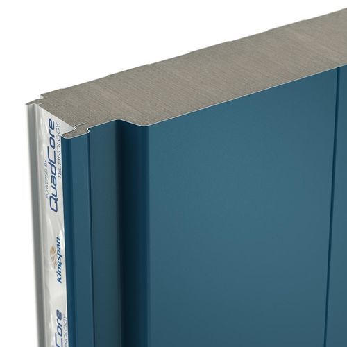 Sandwichpaneel für Wand - QuadCore Evolution - Kingspan Insulation - Polyisocyanuratkern PIR / leichtgewichtig / feuerfest
