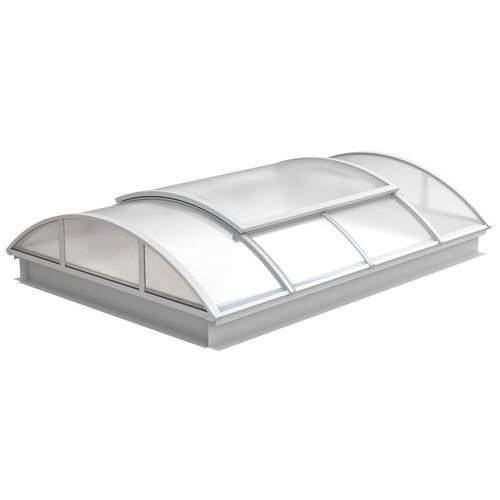 Oberlicht für Dach - ARCADE ROOFLIGHT - Kingspan Insulation - für Industriegebäude / für Rauch- und Wärmeabzug / Polycarbonat