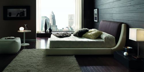 Doppelbett - DUBAI - Gamamobel - modern / Kopfteil / Polster