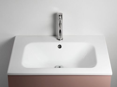Eingebautes Waschbecken - LAGUNA - F.lli Stocco s.r.l. - Keramik / Hochglanz / rechteckig