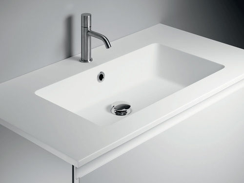 Eingebautes Waschbecken - BT60_L32 - F.lli Stocco s.r.l. - Verbundwerkstoff / Hochglanz / Mattfinish