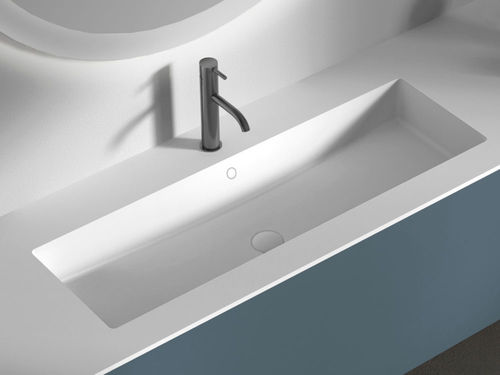 Eingebautes Waschbecken - LIDO - F.lli Stocco s.r.l. - Ocritech® / Hochglanz / rechteckig