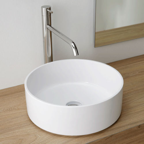 Aufsatzwaschbecken - QUADRO C - F.lli Stocco s.r.l. - Verbundwerkstoff / Hochglanz / Mattfinish