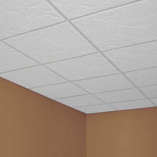 Akustikplatte für Decke - SANDRIFT™ - USG - Mineralfaser / quadratisch / geometrisch