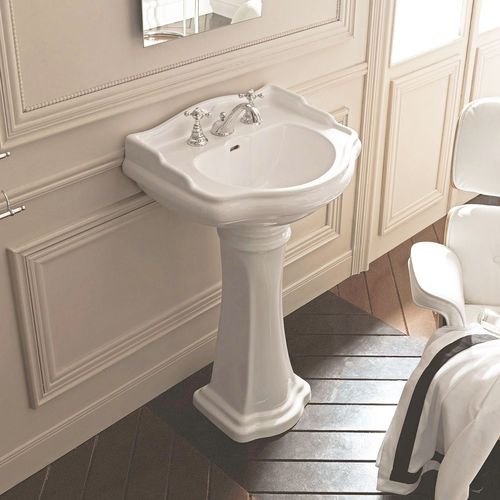 Bodenstehendes Waschbecken - RETRO 1047+1070 - Ws Bath Collections - Keramik / Mischbatterie / klassisch