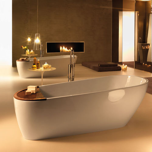 Ovale Badewanne - AQUATECH - Ws Bath Collections - freistehend / zur beruflichen Nutzung / Mineralwerkstoff