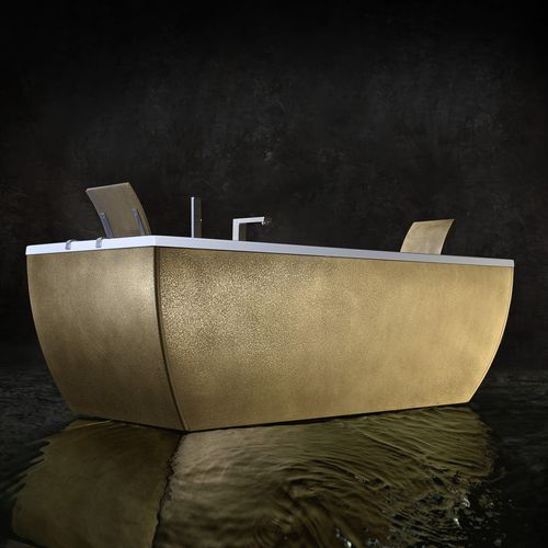 Freistehende Badewanne - KALI - Ws Bath Collections - zur beruflichen Nutzung / Acryl / Metall