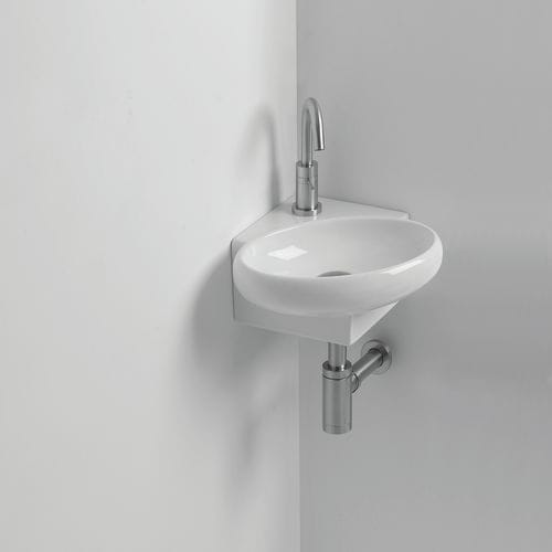 Wand-Handwaschbecken - YOTTA  - Ws Bath Collections - für Eckeinbau / Keramik