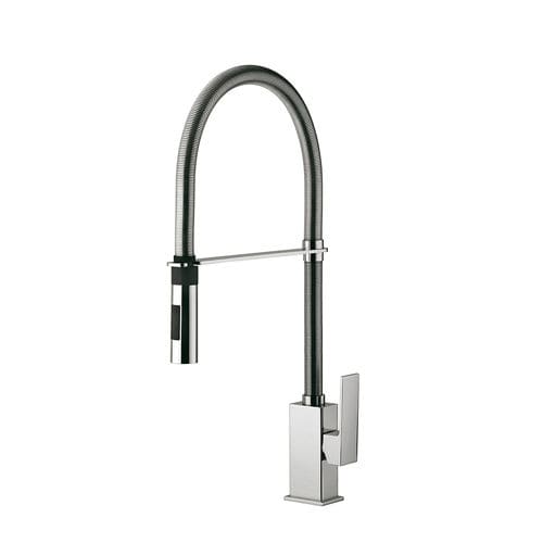 Aufsatz-Einhebelmischer - ELLE - Ws Bath Collections - aus verchromtem Metall / Edelstahl / ABS