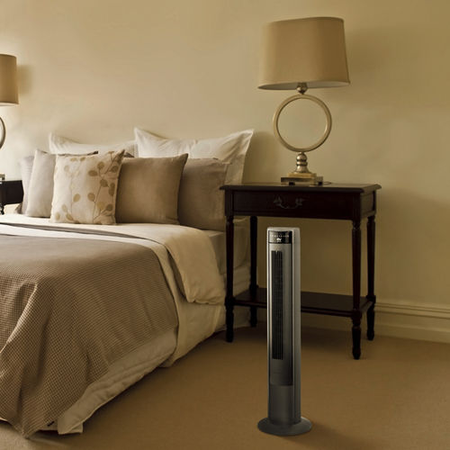 Bodenstehender Ventilator - ARIANTE TOWER - Vortice - Wohnbereich / Aluminium / ABS