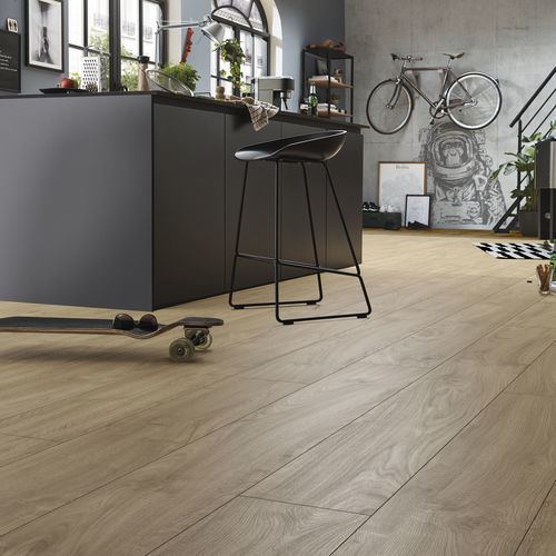 Eiche-Laminatboden - NOBLE - Swiss Krono / GRAND selection - schwimmend / Holzoptik / für Privatgebrauch