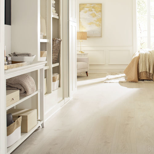 Eiche-Laminatboden - BRIGHT - Swiss Krono / GRAND selection - schwimmend / Holzoptik / für Privatgebrauch