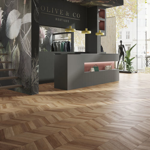 Holz-Laminatboden - EARTH - Swiss Krono / GRAND selection - schwimmend / Holzoptik / für Privatgebrauch