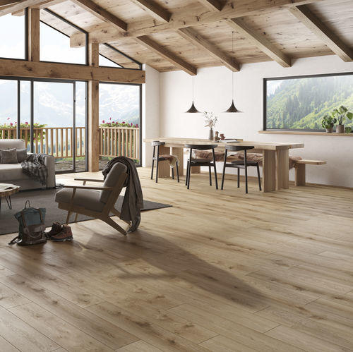 Holz-Laminatboden - NATURAL - Swiss Krono / GRAND selection - schwimmend / Holzoptik / für Privatgebrauch