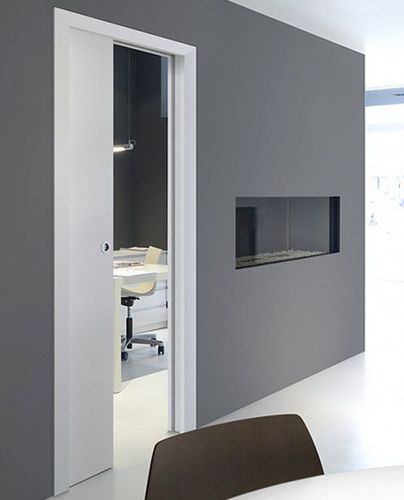 Pocket System für Schiebetür - BRICK WALL : SINGLE OPENING - Fibrotubi