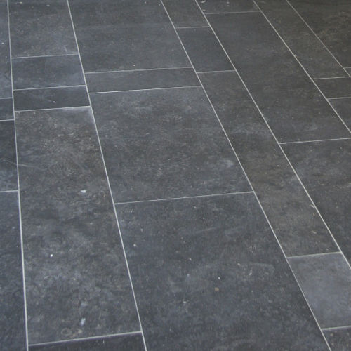 Kalkstein-Pflasterstein - HAINAUT BLUE - CREA STONE - für Außenbereich / für den Innenraum / gebürstet